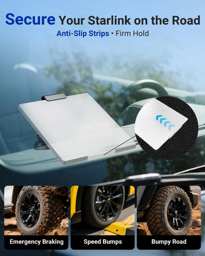 Suction Cup Mount Kit for Starlink Mini (Car, RV, Roof, Windshield)