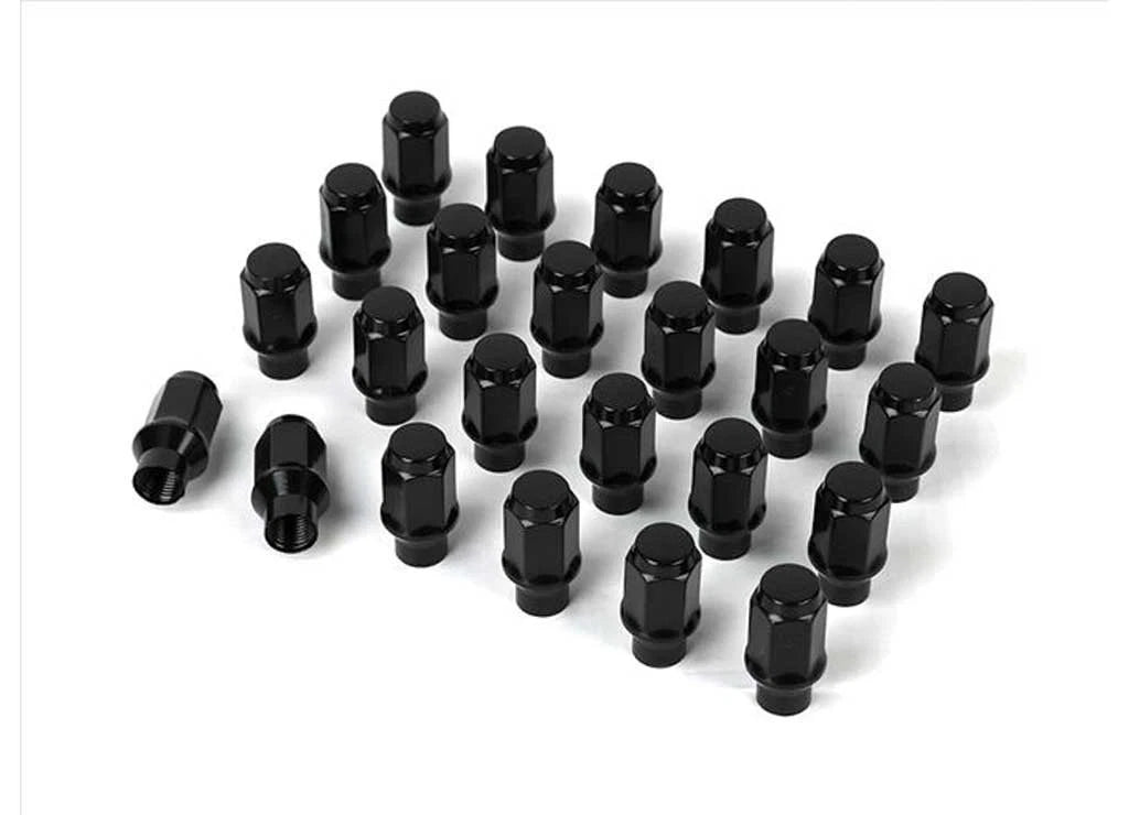 24 Count Lug Nut Kit Black M14x1.5 for ICON Alloys Wheels (89141524B-ET)