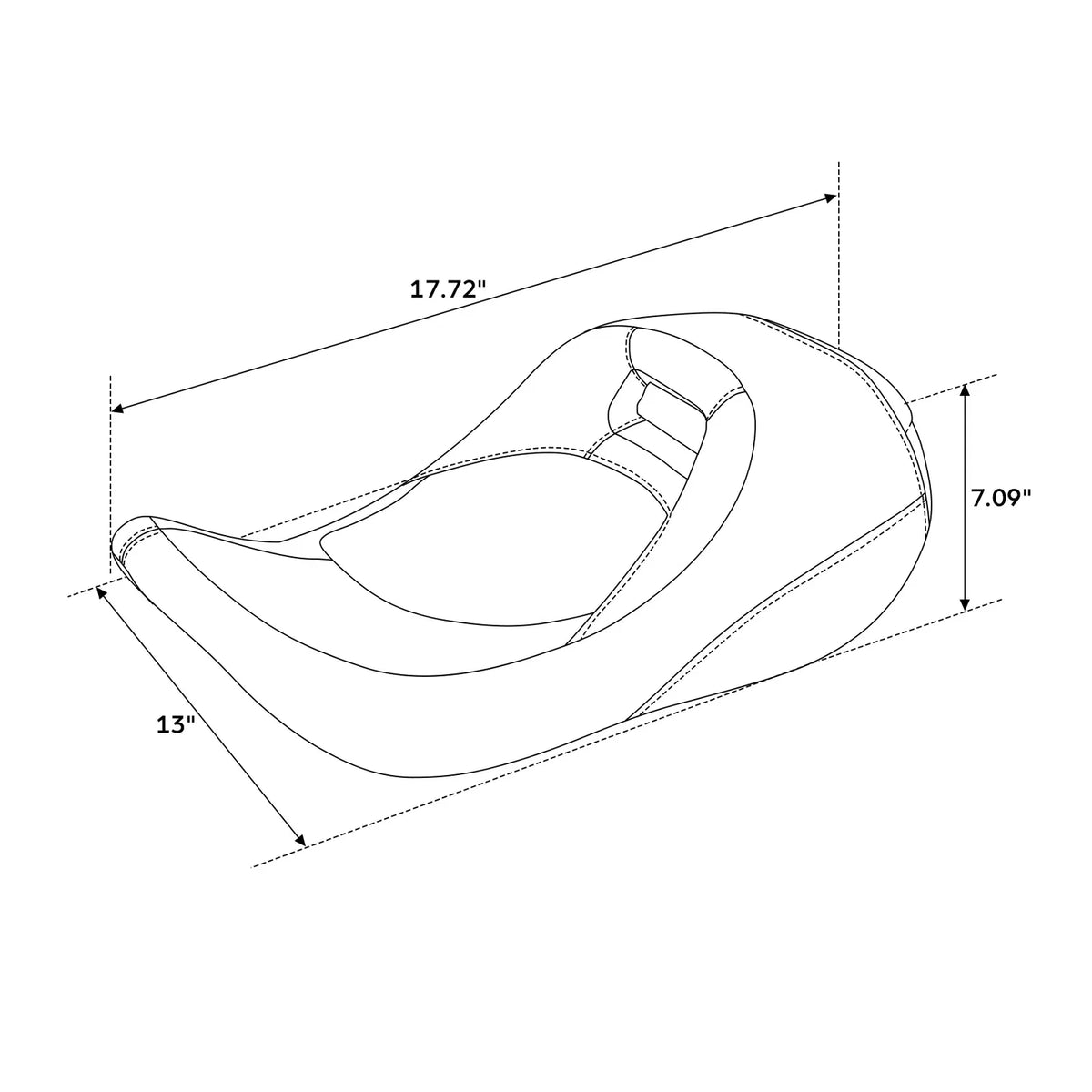 Driver Solo Seat for Harley Touring Electra Road Glide King (2008–2023)