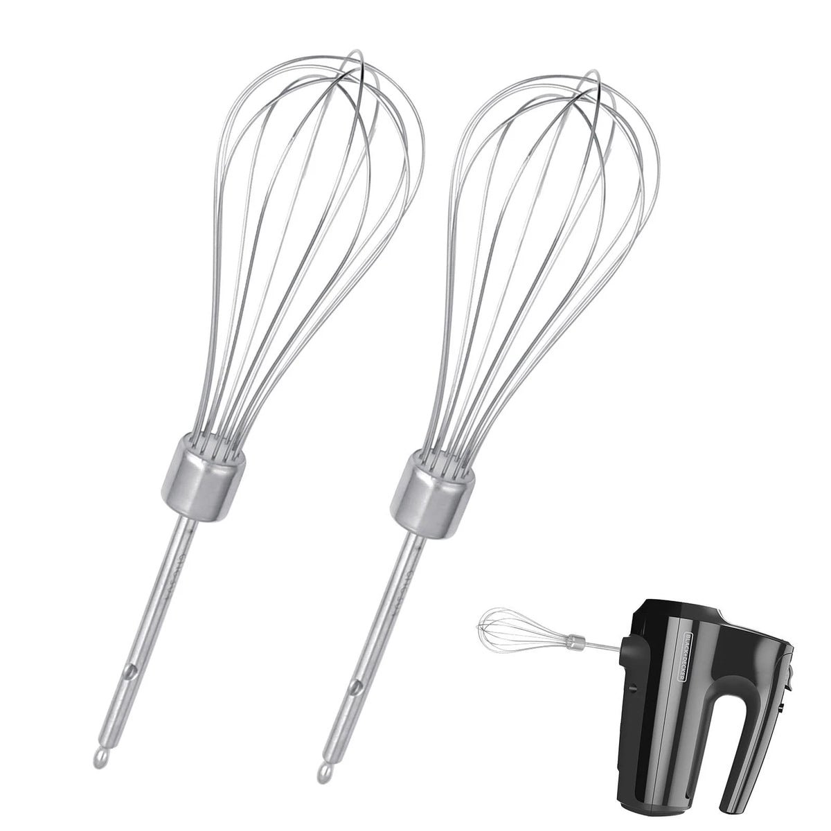 2X Turbo Beaters for Black and Decker Hand Mixer (7 in)