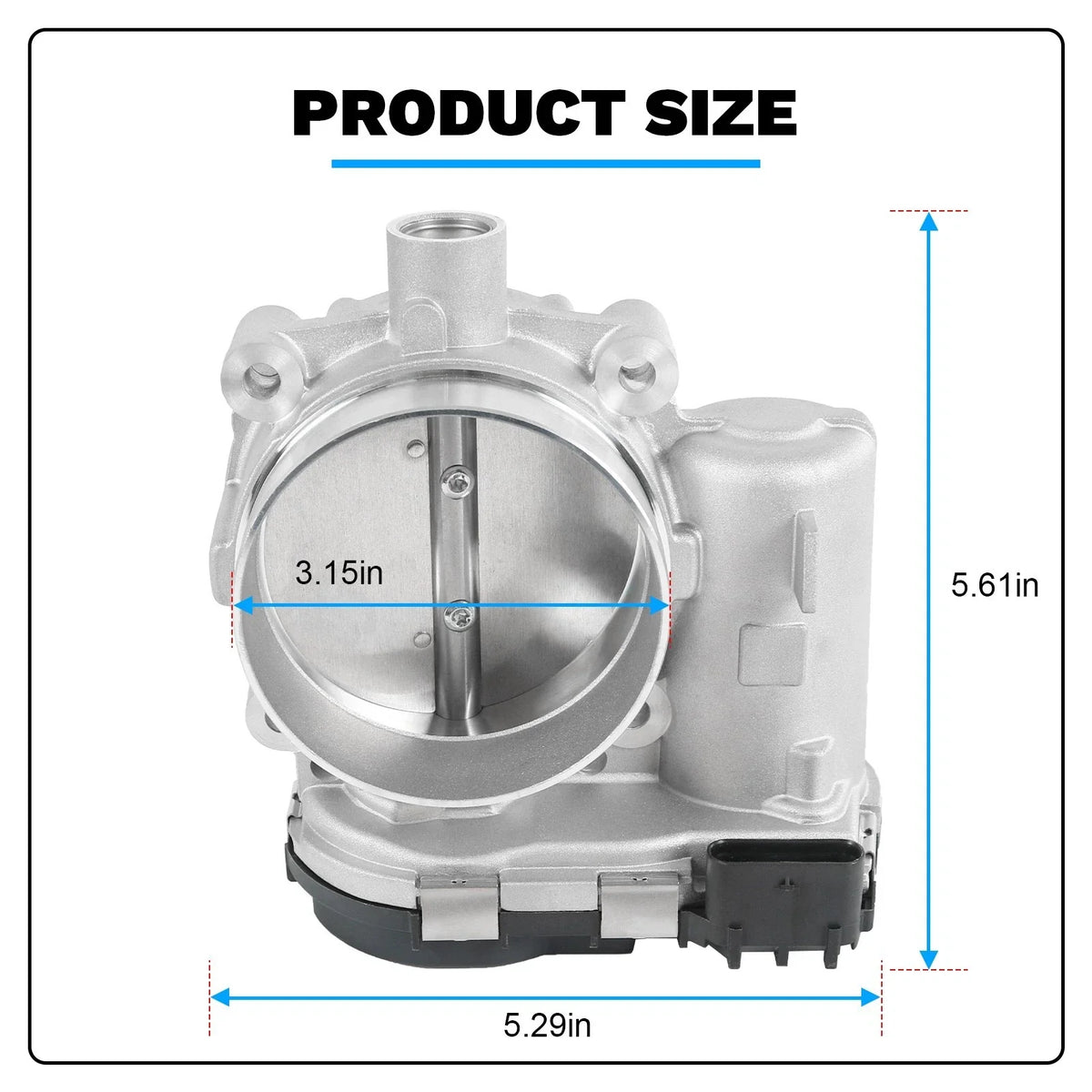 Throttle Body for Mercedes-Benz C300 E350 S450 GLE350 SLK350 S63 AMG (2013–2014)