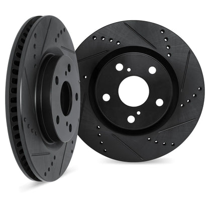 Rotor Set for Infiniti Q50 (2014–2020) ALX-PAU-DF-8002-68001-CLA9, Drilled & Slotted