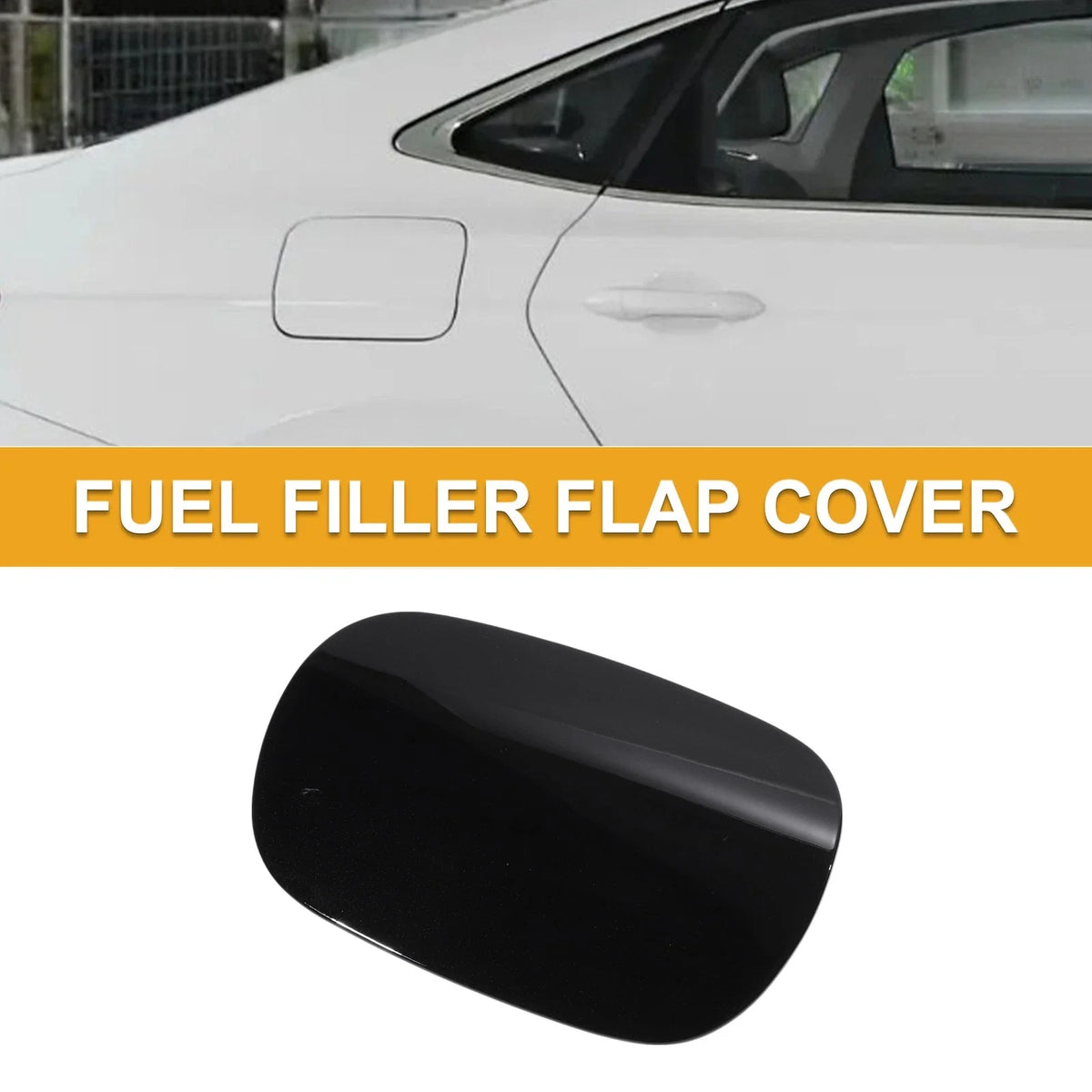 Fuel Tank Door Cap for Mercedes-Benz C180 C200 (No.2057570106) Black