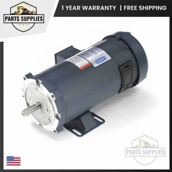 Leeson Electric Motor 90 Volt DC 1HP 1750 RPM 56C for VS Controller