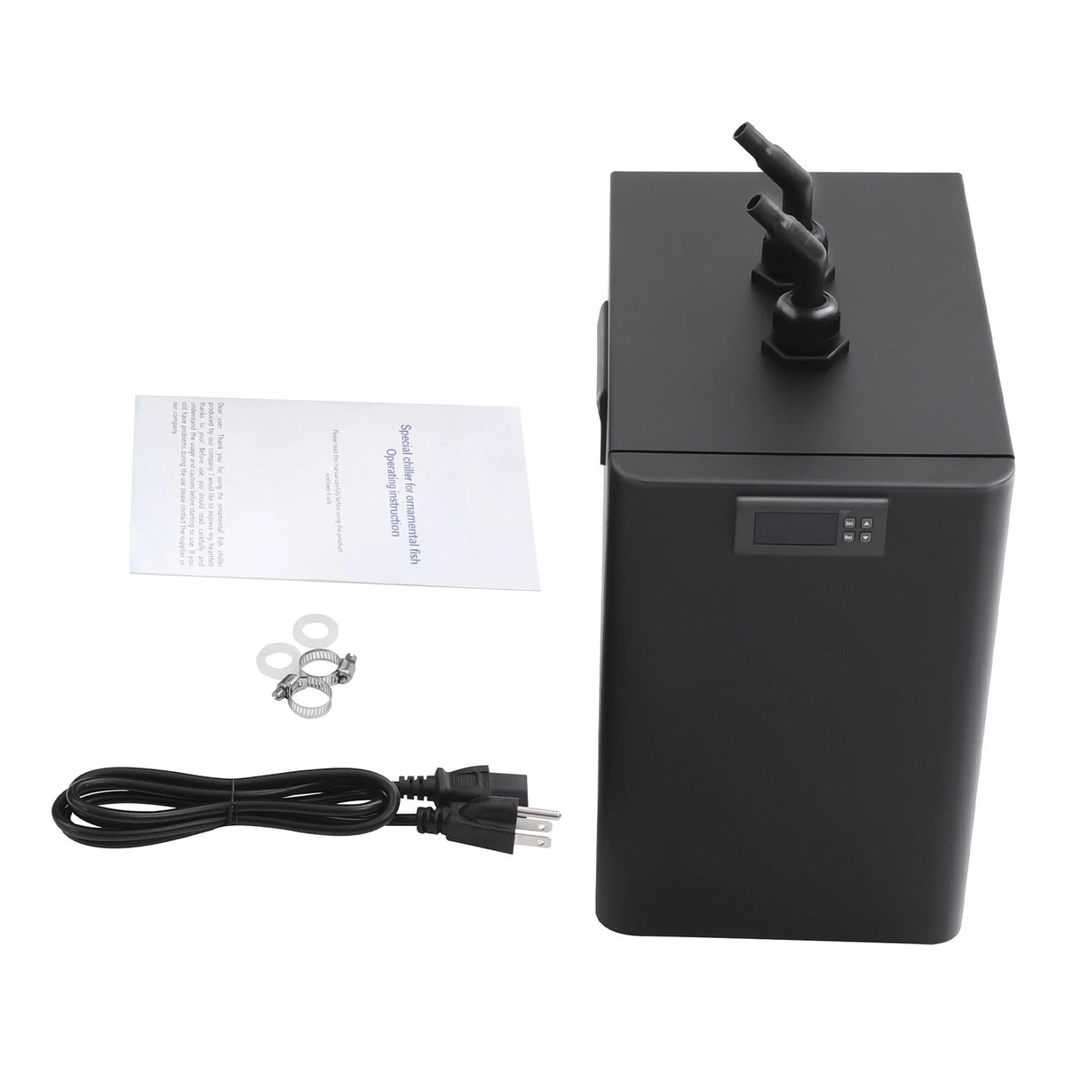 Aquarium Chiller 1/10 HP 270W for Fish (32-122°F Adjustable)