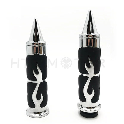 Spike 22mm 7/8" Chrome Hand Grip for Honda Shadow Magna VTX 1300 (2001–2009)