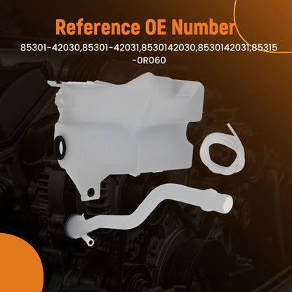 Washer Fluid Reservoir for Toyota RAV4 (2019–2022) with Inlet/Cap/Sensor
