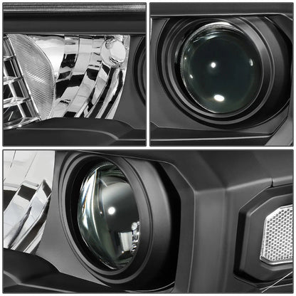 Projector Headlights for Toyota Tacoma (2016–2020) - Black Housing, Clear Corner