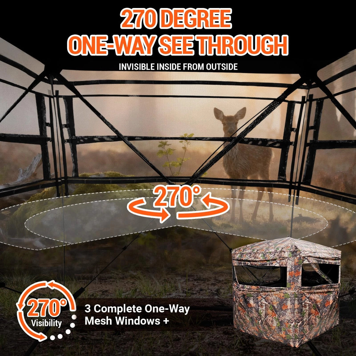 270 Degree Hunting Blind for FUNHORUN
