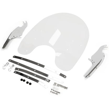 26" Acrylic Windshield for Harley Softail Deluxe Fat Boy (2000–2017)