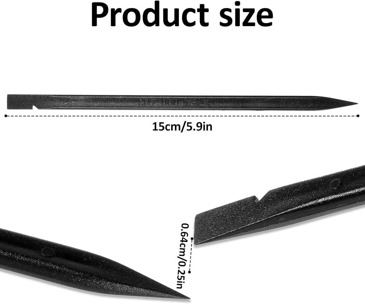 30 Pieces Black Plastic Pry Tool Set for Mobile Cell Phone Repair