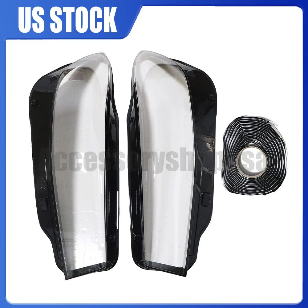 Front Lamp Clear Headlight Cover + Sealant Glue for BMW 3-Series G20 G28 (2023–2024)