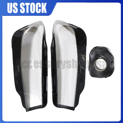 Front Lamp Clear Headlight Cover + Sealant Glue for BMW 3-Series G20 G28 (2023–2024)