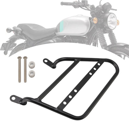 Luggage Rack Side Saddle Bag Mount Bracket Left for R.E. Meteor 350 (2021–2024)