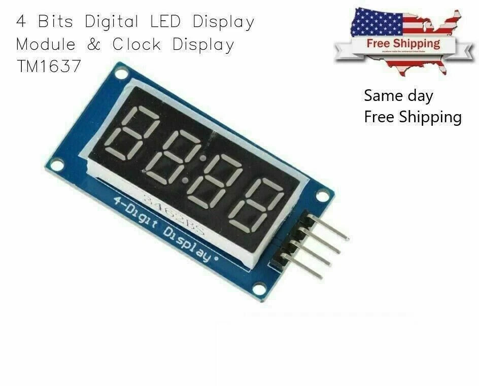 4X Digital Tube LED Display Module TM1637 for Arduino DIY