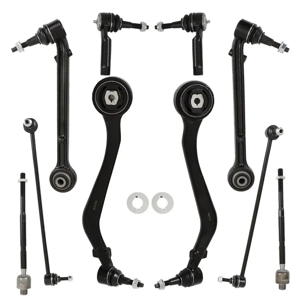 Set of 10 Front Lower Control Arms Tie Rods Sway Bars for Chevrolet Camaro (2010–2015)