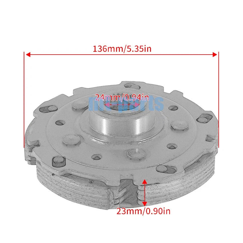 Wet Clutch Carrier Pad Shoe Assembly for Arctic Cat Prowler 500 (2017–2022) / HDX (2014–2015)