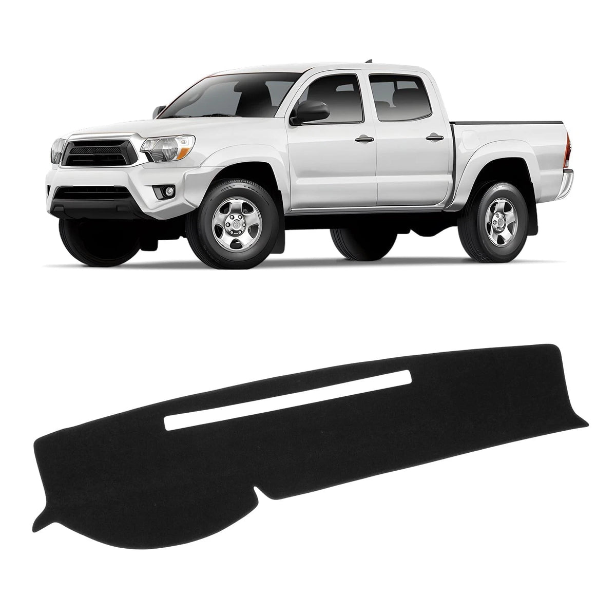 Black Dash Cover for Toyota Tacoma (2005–2015)
