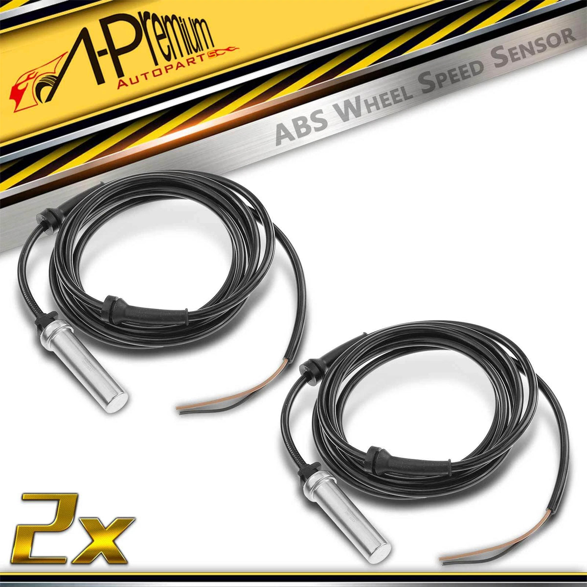 2X Front ABS Wheel Speed Sensor for Dodge Freightliner Sprinter 2500 (2010–2018) - 5104145AA, ALS1925