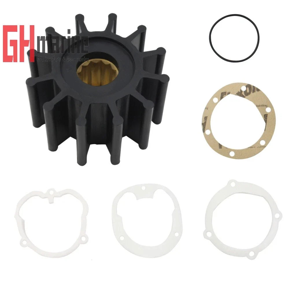 Flexible Raw Water Pump Impeller Kit for Marine Engines (4 Cyl)
