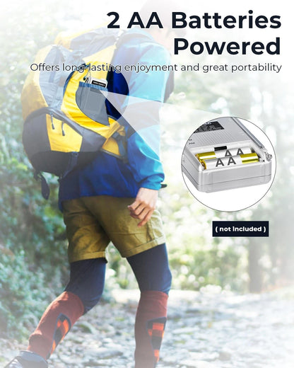 Portable NOAA Weather Emergency Alert Radio for