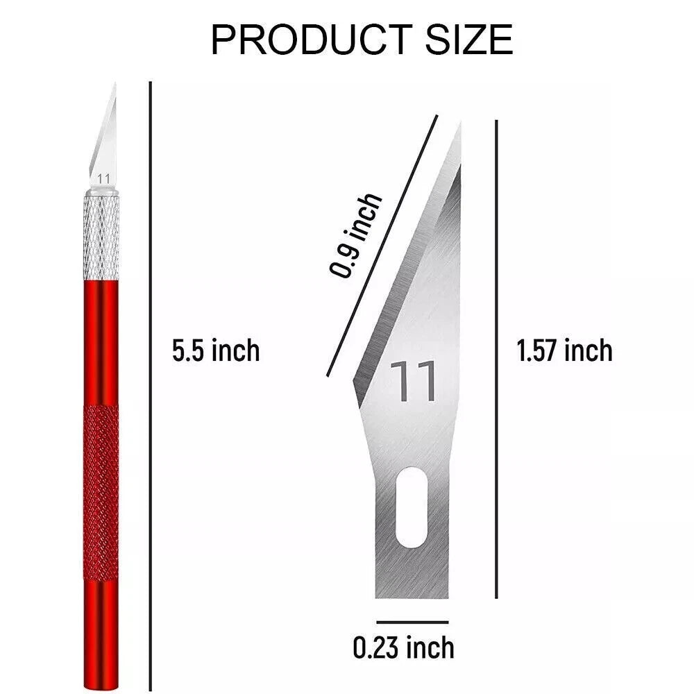 10pcs Hobby Razor Knife Set for Craft Cutting