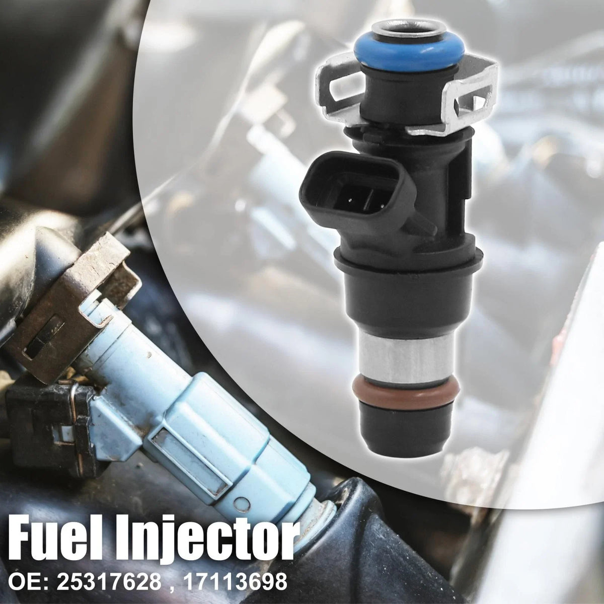 Fuel Injector 25317628 17113698 for Chevrolet Silverado 1500 2500 (2001–2006)