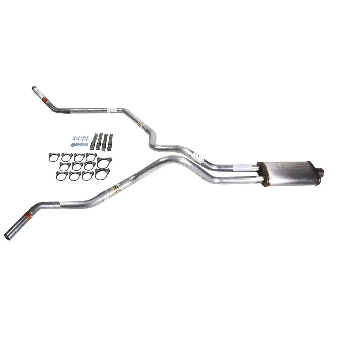 Dual Exhaust 2.5" MA Pipe Stainless Muffler for Silverado (2007–2013)