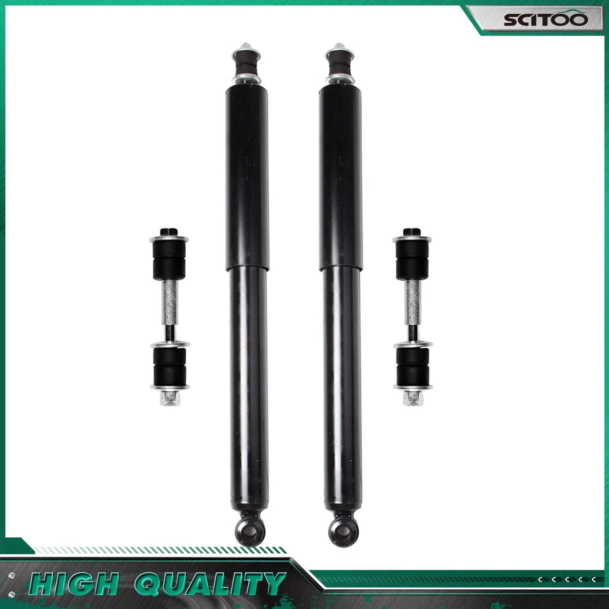Set of 2 Shock Absorbers + Sway Bars for Nissan Xterra (2000–2004)
