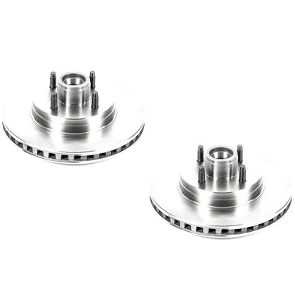 Set of 2 Powerstop Brake Discs for Ford Mustang (1987–1993) RWD Front SET-P15AR8126-2