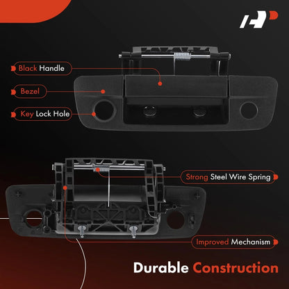 Tailgate Handle with Keyhole & Camera Hole for Dodge Ram 1500 (2009–2010)