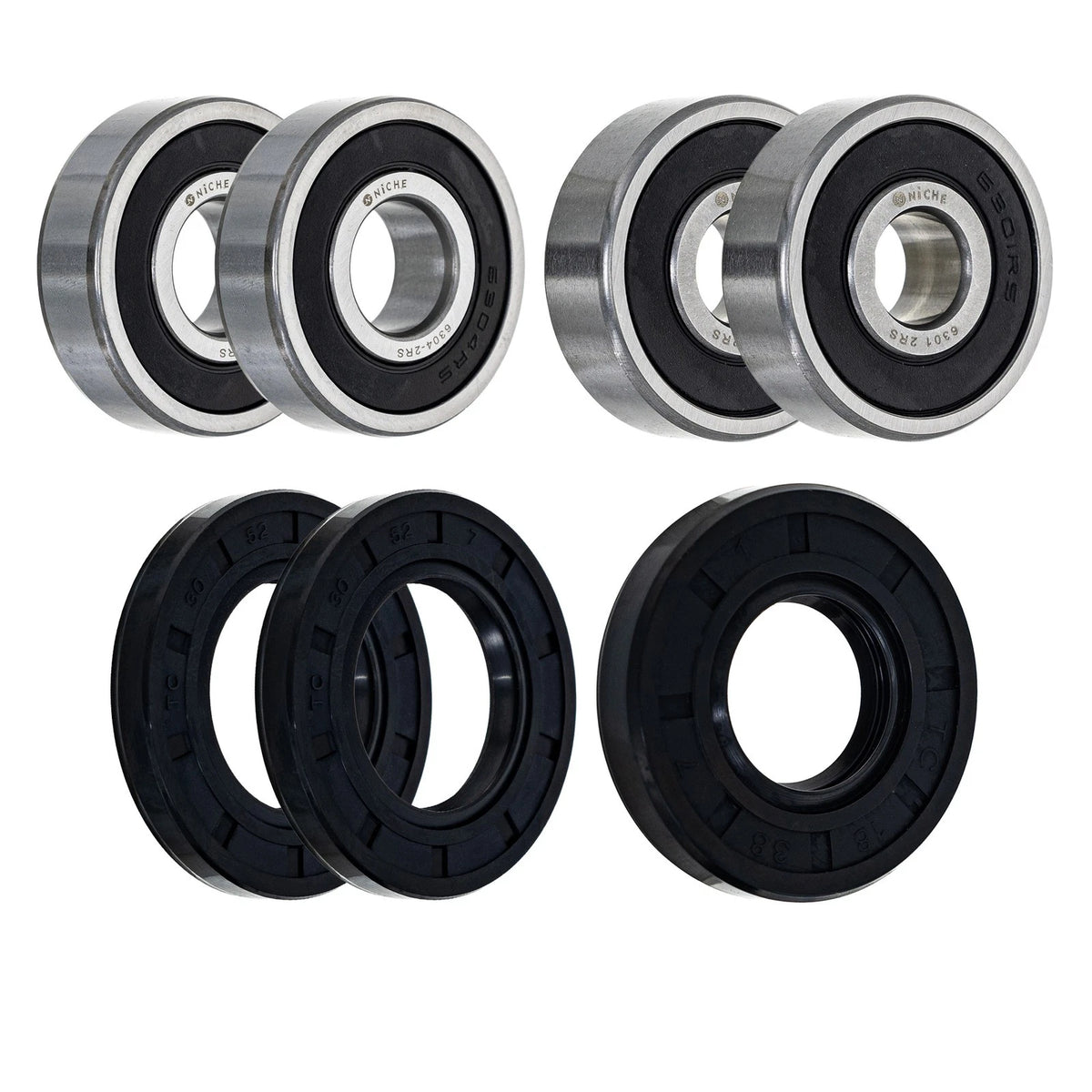 Wheel Bearing Seal Kit for Suzuki TS100 (MK1008736, 6301-2RS, 6304-2RS)