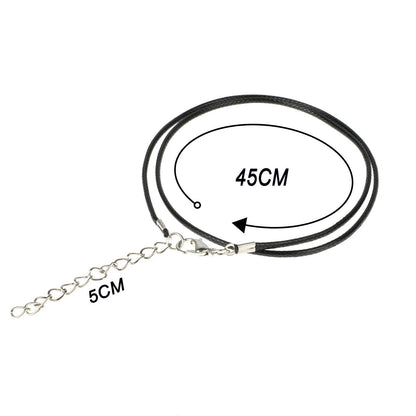Braided Leather Necklace Cord for DIY Jewelry (200#)