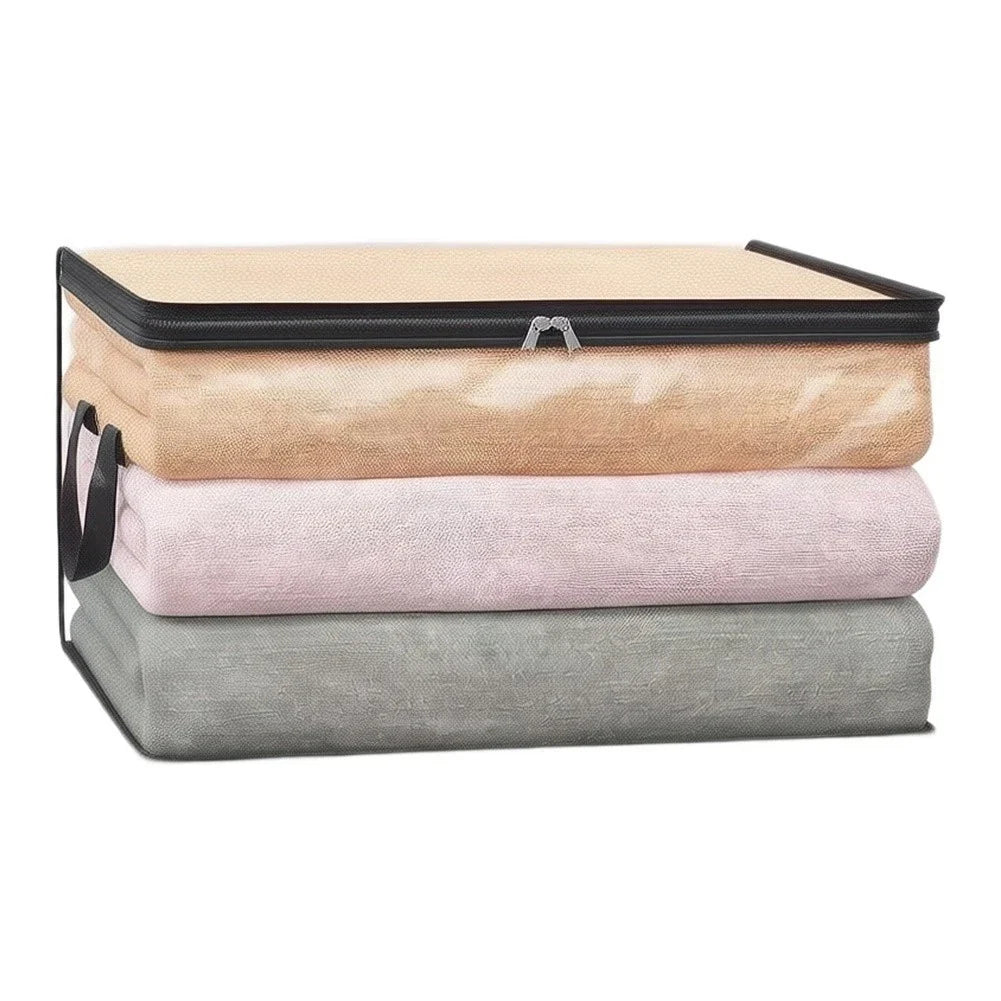 Storage Bag for Tidy Living Space (Clear PVC, Dual-Zipper)