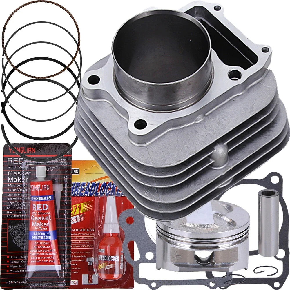 Cylinder Piston Head Gasket Kit for Honda Sportrax 300 TRX300EX TRX300X (2001–2007)