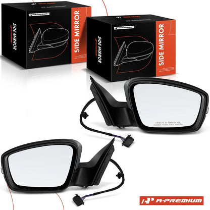 A-Premium Pair Power Mirror for VW Jetta (2011–2018) 5C7857507AD-PFM, 5C7857508AE-PFM
