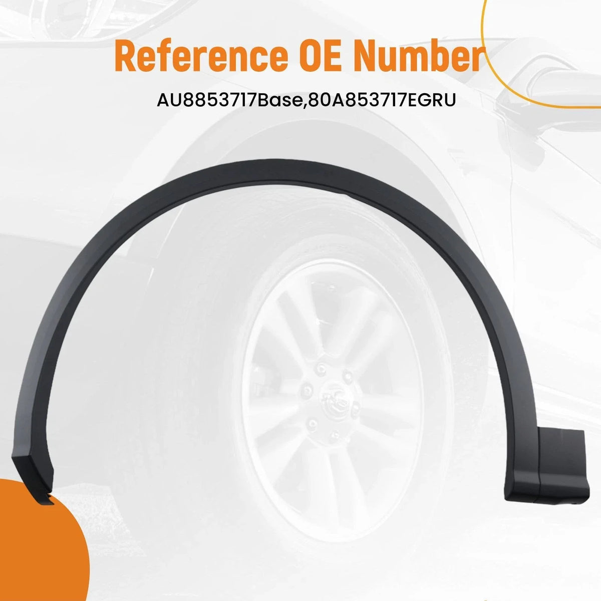 Fender Flare Trim for Audi Q5 (2018–2020) 80A853717EGRU Left Front