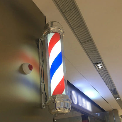 Rotating LED Barber Shop Pole Light Sign for Hair Salon