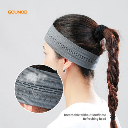 Sports Headband for Men Women (Moisture Wicking, Elastic, Wide)