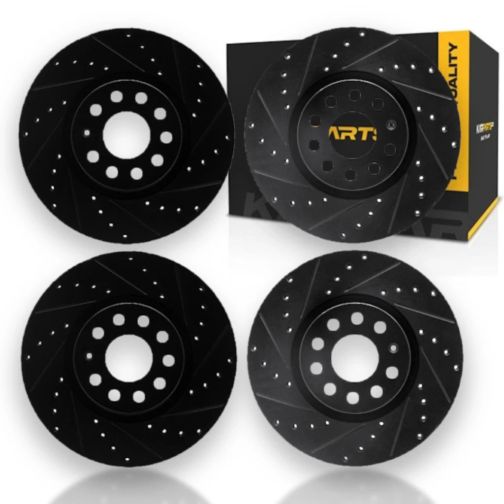 Brake Set Front and Rear for Volkswagen GTI (2011–2018) ALX-PAU-DF-8004-74008-CLA7