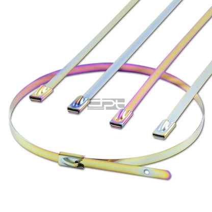 Set of 10 Stainless Self-Locking Zip Tie Strap for X5