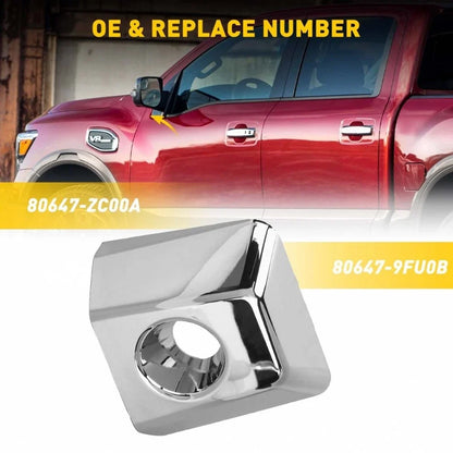 Left Driver Door Key Bezel Handle Cover for Nissan Titan (2004–2018) 80647ZC00A