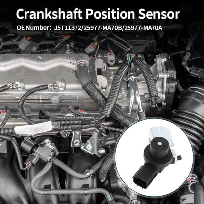Crankshaft Position Sensor for Nissan Patrol Y61 (No. 25977-MA70B) 1 Pc Black
