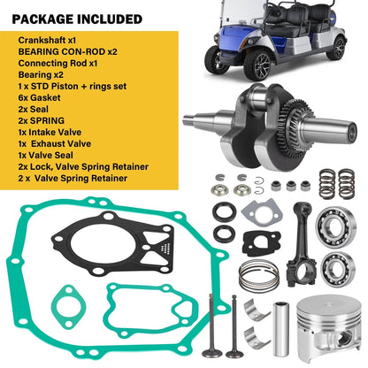 STD Crankshaft Connecting Rod & Piston Valve for Yamaha Golf Cart G14A (1995–1996)