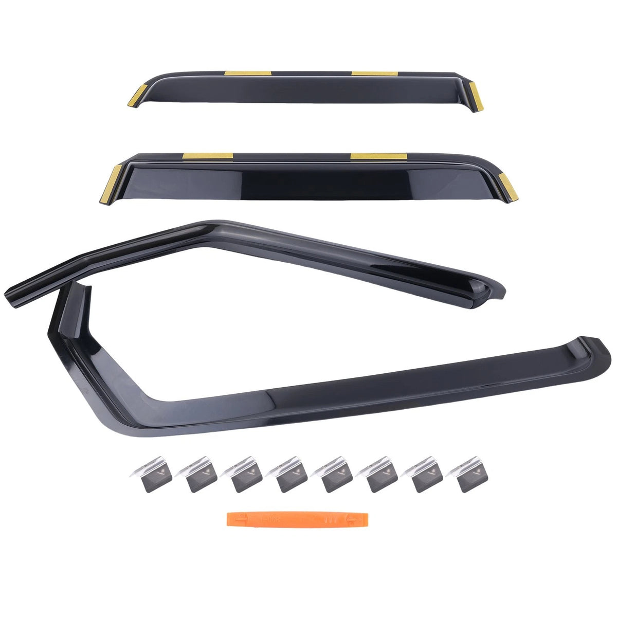 In-Channel Window Vent Visors for Jeep Wrangler JK (2007–2018)