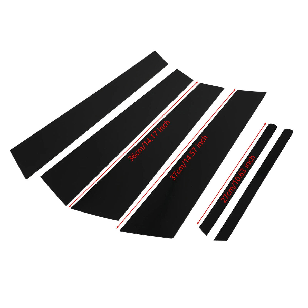 Set of 6 Car Window Pillar Posts Cover Trim for Honda Civic (2006–2011)