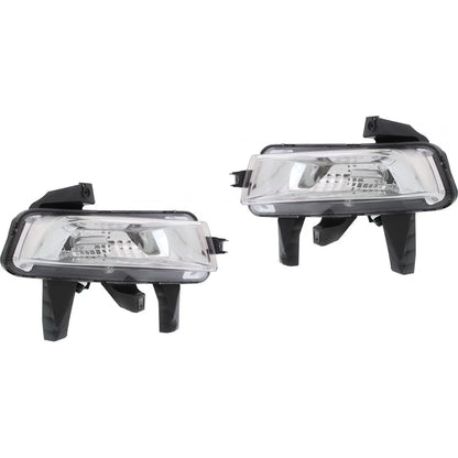 Set of 2 Daytime Running Lights for Buick LaCrosse (2014–2016) LLX-PAIR-GM2562104C-CL360A70, GM2562104
