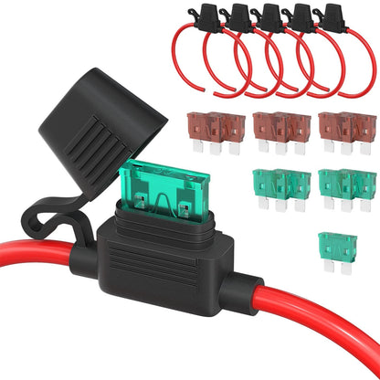 10 Gauge Fuse Holder for ATC/ATO Blade Fuses (12V)