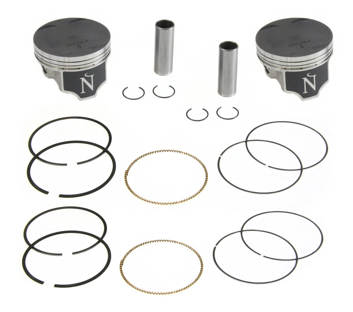 2 Namura .040 Over Bore Piston Kits for Arctic Cat 650 V2 V-Twin (2004–2006) NA-20065-4ac