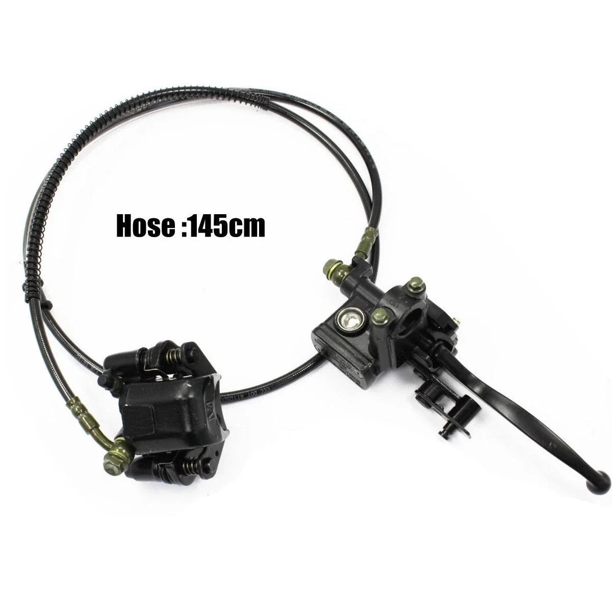 Hydraulic Rear Disc Brake Caliper System + Pads for 150cc 250cc Quad ATV (2000–2023)